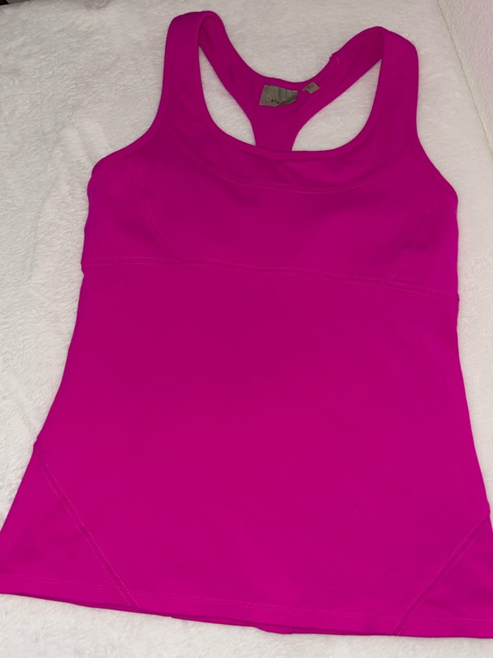 Bright Magenta Racerback Tank Top - Medium - NWOT